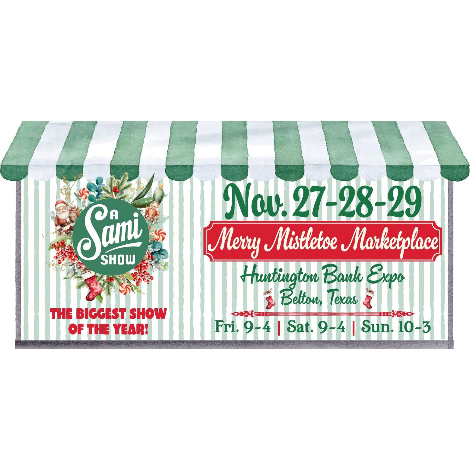 A Sami Show presents: Merry Mistletoe Marketplace flyer