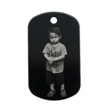 Dog Tag - Photo & Text