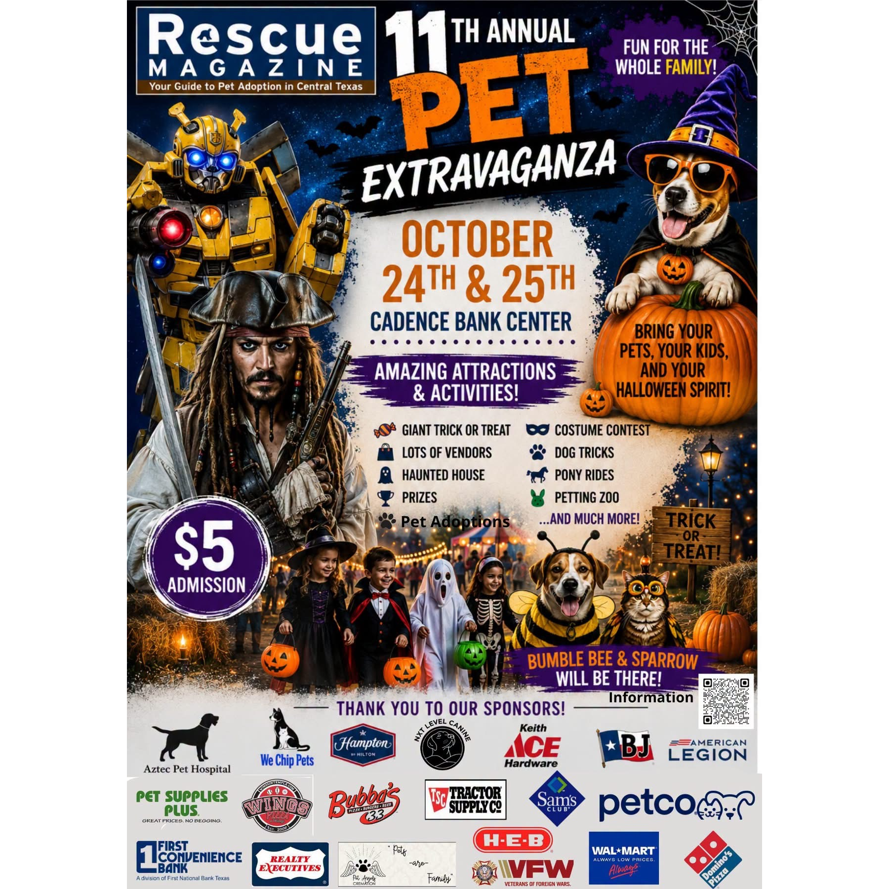 2026 Pet Extravaganza flyer